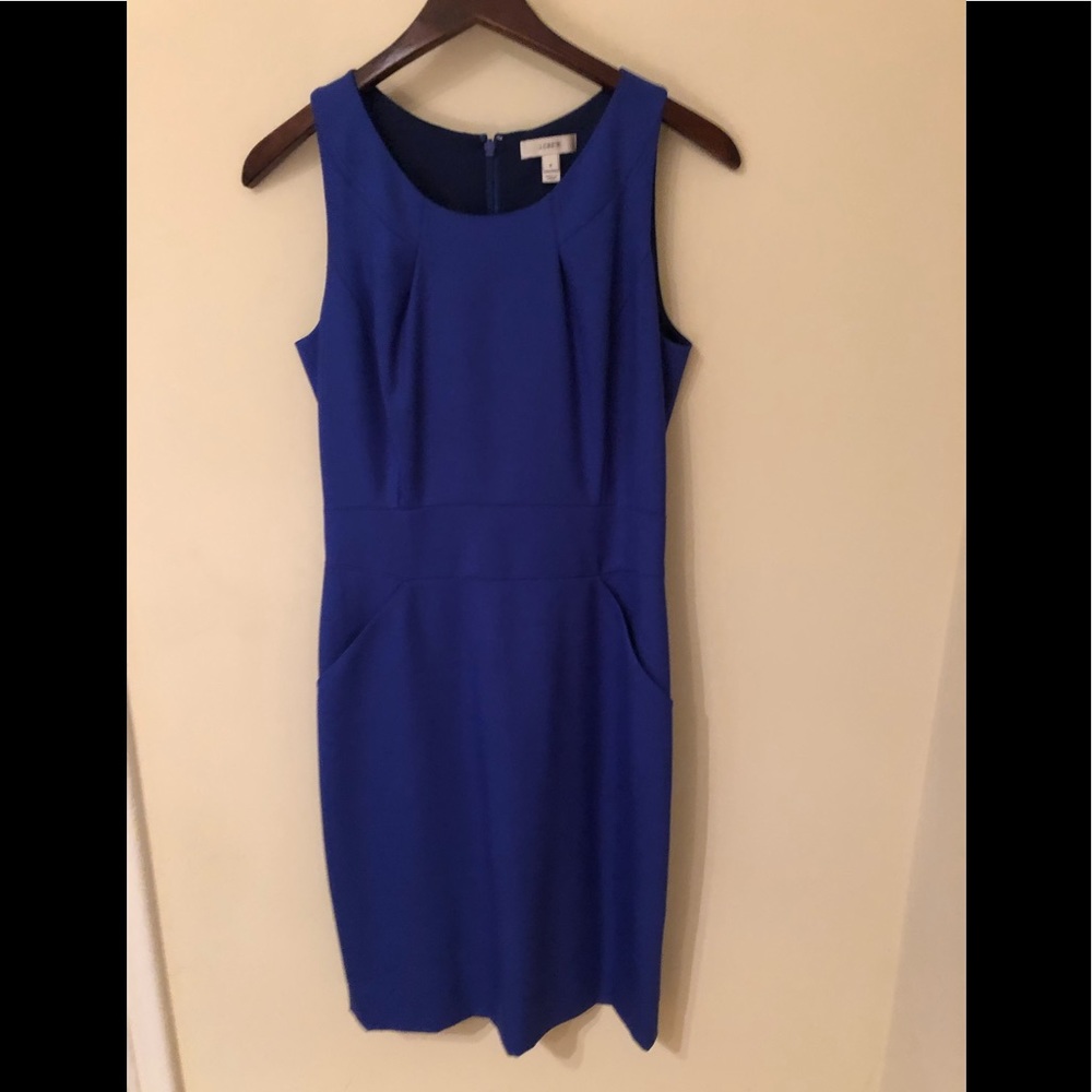 J Crew royal blue dress size 2